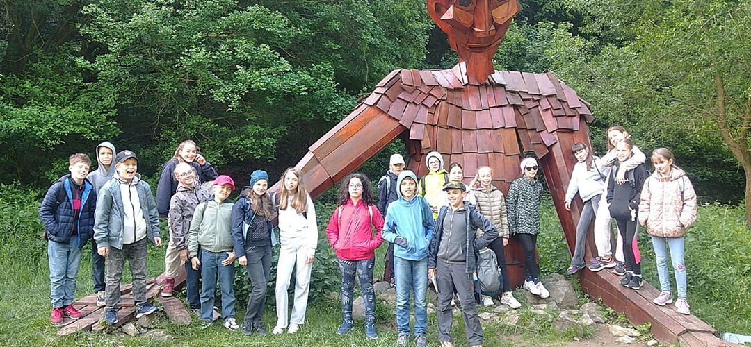 5.b osztályunk az Interaktív Madarak és Fák Napján